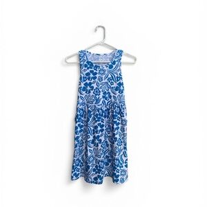 Wonder nation Blue Floral Tank Dress